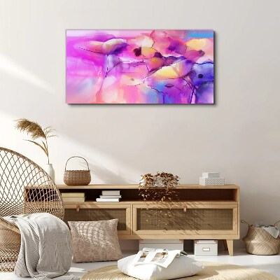 Floral dreams in shades of pink Print on canvas