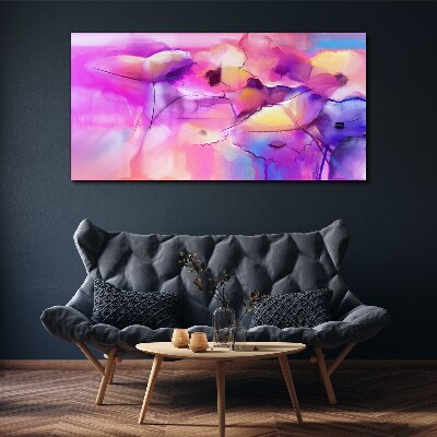 Floral dreams in shades of pink Print on canvas