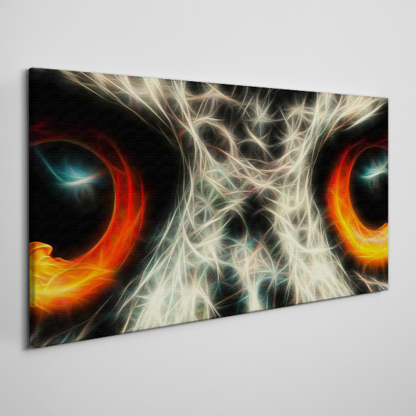 Eyes of Fire and Mystery Canvas wall art