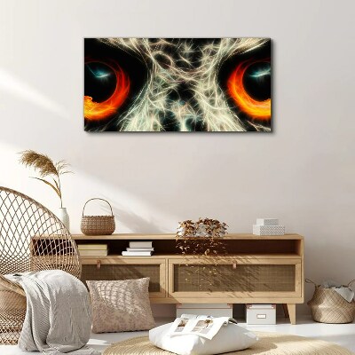 Eyes of Fire and Mystery Canvas wall art