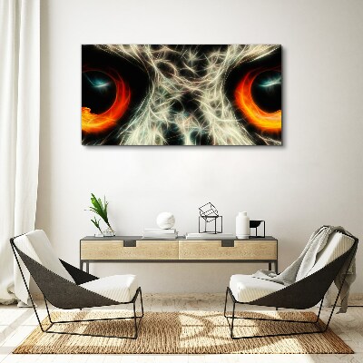 Eyes of Fire and Mystery Canvas wall art