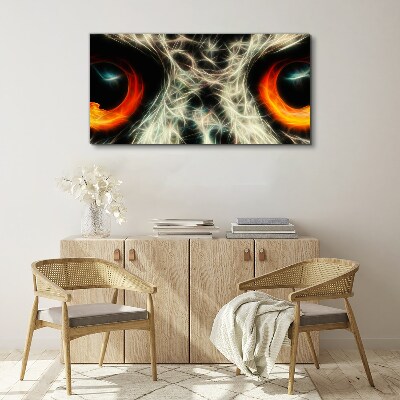 Eyes of Fire and Mystery Canvas wall art