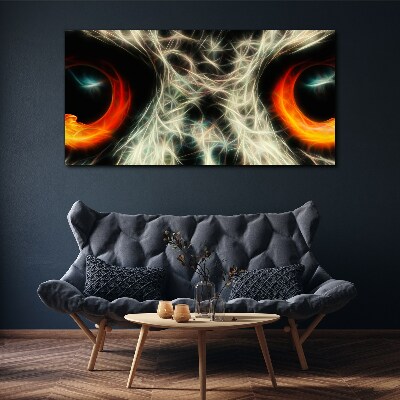 Eyes of Fire and Mystery Canvas wall art