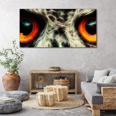 Eyes of Fire and Mystery Canvas wall art