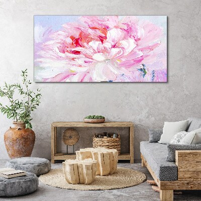 Art abstract flower Canvas print