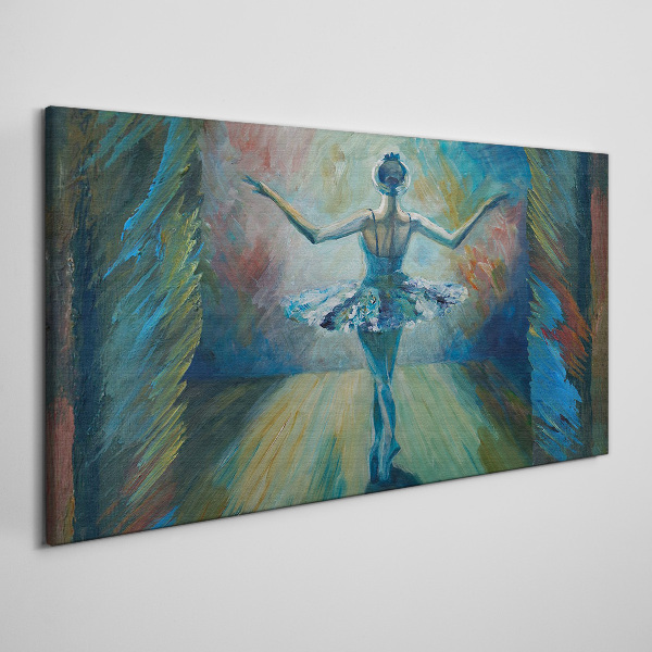 Dancer in a ballet dance Print on canvas