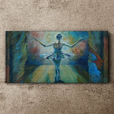 Dancer in a ballet dance Print on canvas