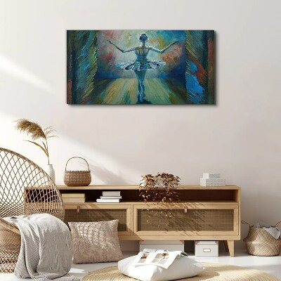 Dancer in a ballet dance Print on canvas