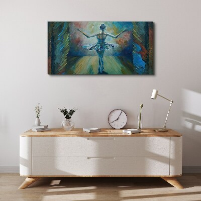 Dancer in a ballet dance Print on canvas
