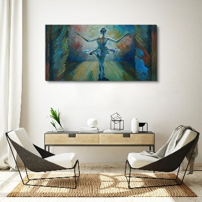Dancer in a ballet dance Print on canvas
