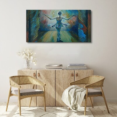 Dancer in a ballet dance Print on canvas