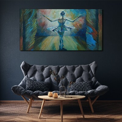 Dancer in a ballet dance Print on canvas