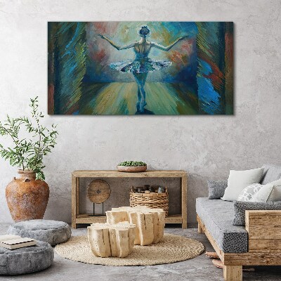 Dancer in a ballet dance Print on canvas