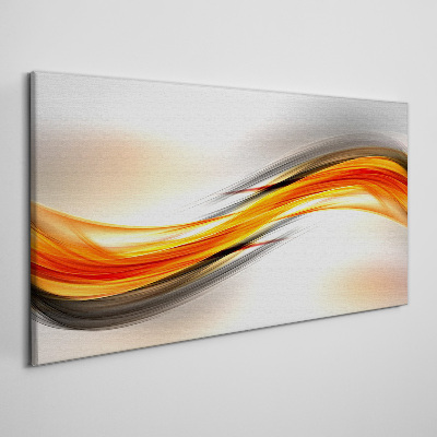 Dynamic color waves Canvas wall art