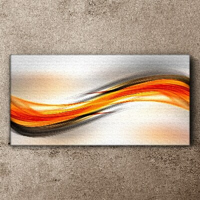 Dynamic color waves Canvas wall art