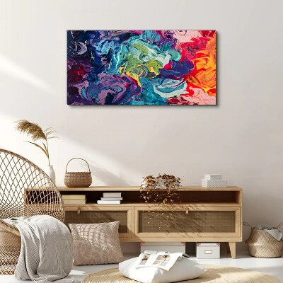 A colorful whirlwind of emotions Canvas wall art