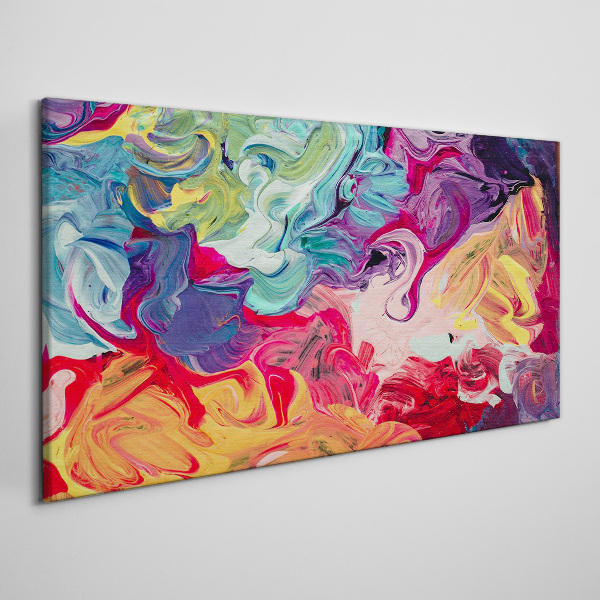 A colorful whirlwind of emotions Print on canvas