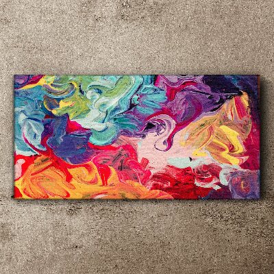 A colorful whirlwind of emotions Print on canvas