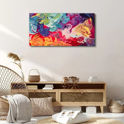 A colorful whirlwind of emotions Print on canvas