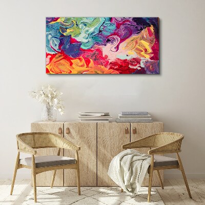 A colorful whirlwind of emotions Print on canvas