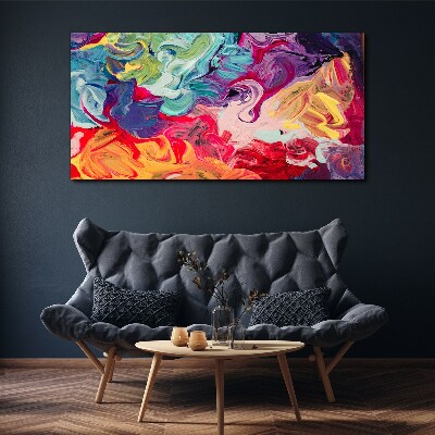 A colorful whirlwind of emotions Print on canvas