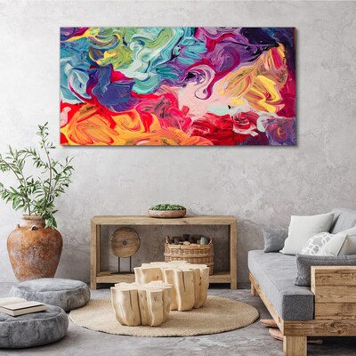 A colorful whirlwind of emotions Print on canvas