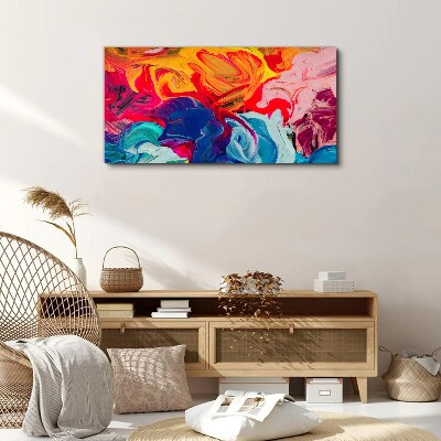 A colorful wave of emotions Canvas wall art