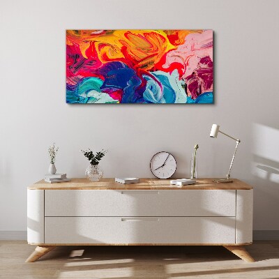 A colorful wave of emotions Canvas wall art