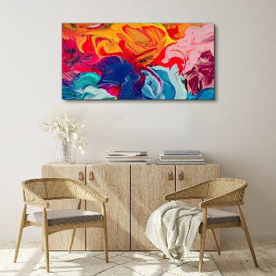 A colorful wave of emotions Canvas wall art