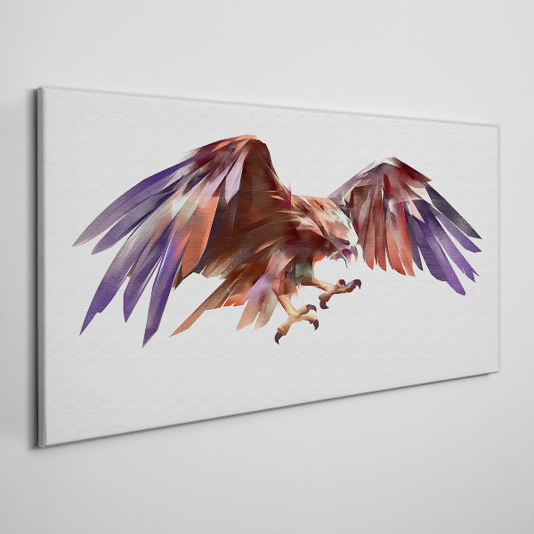 Dynamic flight of the eagle Canvas wall art