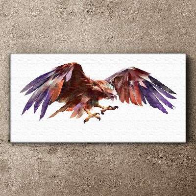 Dynamic flight of the eagle Canvas wall art