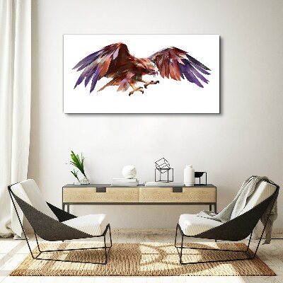 Dynamic flight of the eagle Canvas wall art