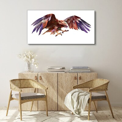 Dynamic flight of the eagle Canvas wall art