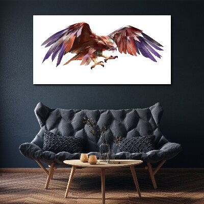 Dynamic flight of the eagle Canvas wall art
