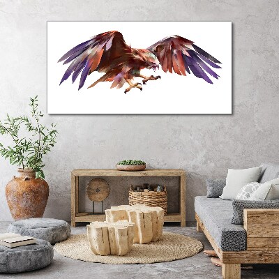 Dynamic flight of the eagle Canvas wall art