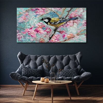 Flowers animal bird Canvas Wall art