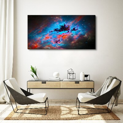 Cosmic dance of colors Print on canvas