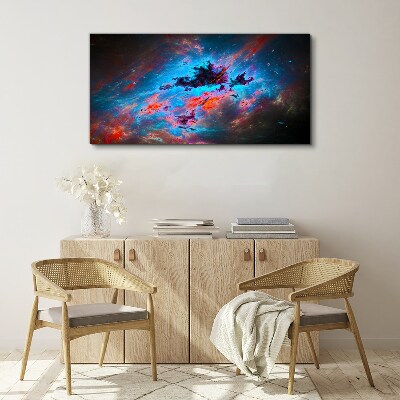 Cosmic dance of colors Print on canvas