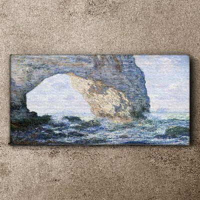 The Manneporte Monet Print on canvas
