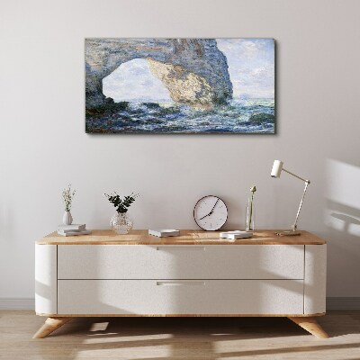 The Manneporte Monet Print on canvas