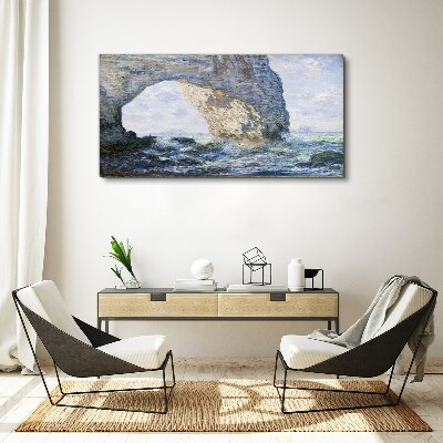 The Manneporte Monet Print on canvas