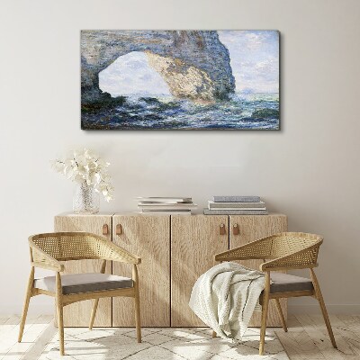 The Manneporte Monet Print on canvas