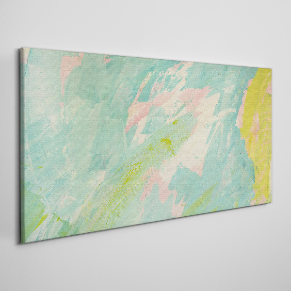 Abstract composition in pastel colors Print on canvas