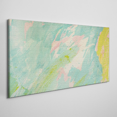 Abstract composition in pastel colors Print on canvas