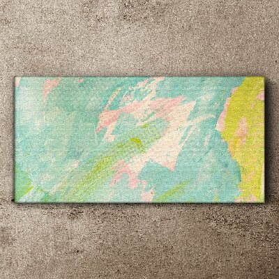 Abstract composition in pastel colors Print on canvas