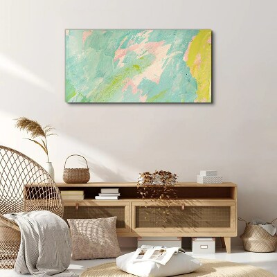 Abstract composition in pastel colors Print on canvas