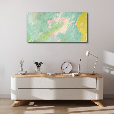 Abstract composition in pastel colors Print on canvas