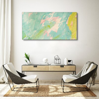 Abstract composition in pastel colors Print on canvas