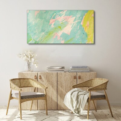 Abstract composition in pastel colors Print on canvas