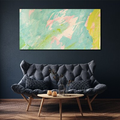 Abstract composition in pastel colors Print on canvas